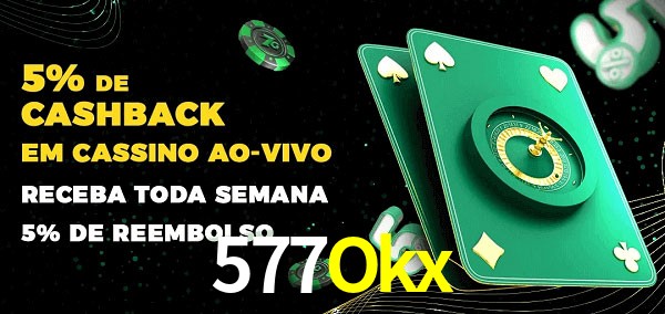Promoções do cassino ao Vivo 577Okx